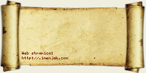 Hana Karamarković vizit kartica